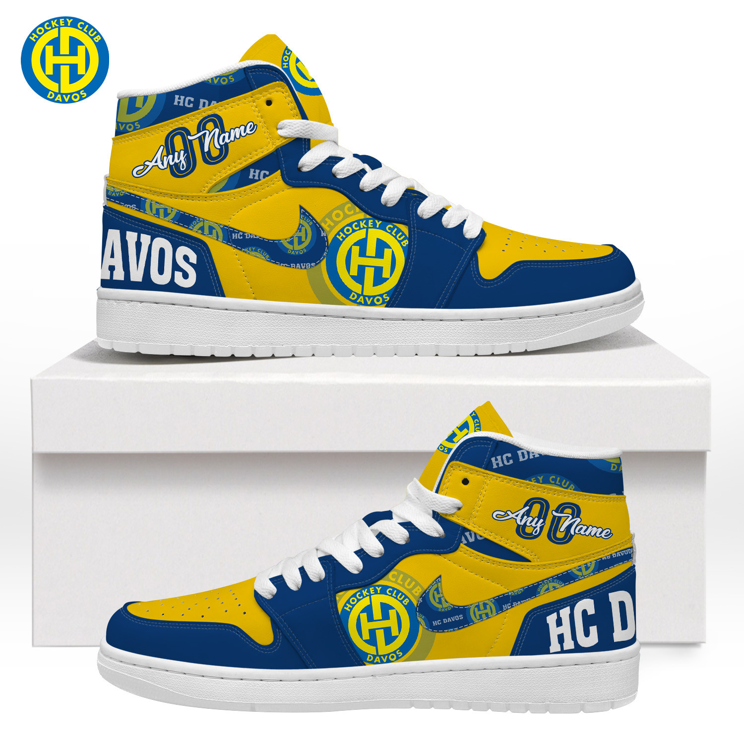 HC Davos AJ 1 High Top Sneakers V1