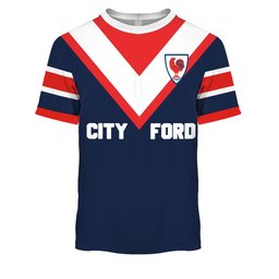 Sydney Roosters 1976 NRL Retro Home Jersey Style Shirts