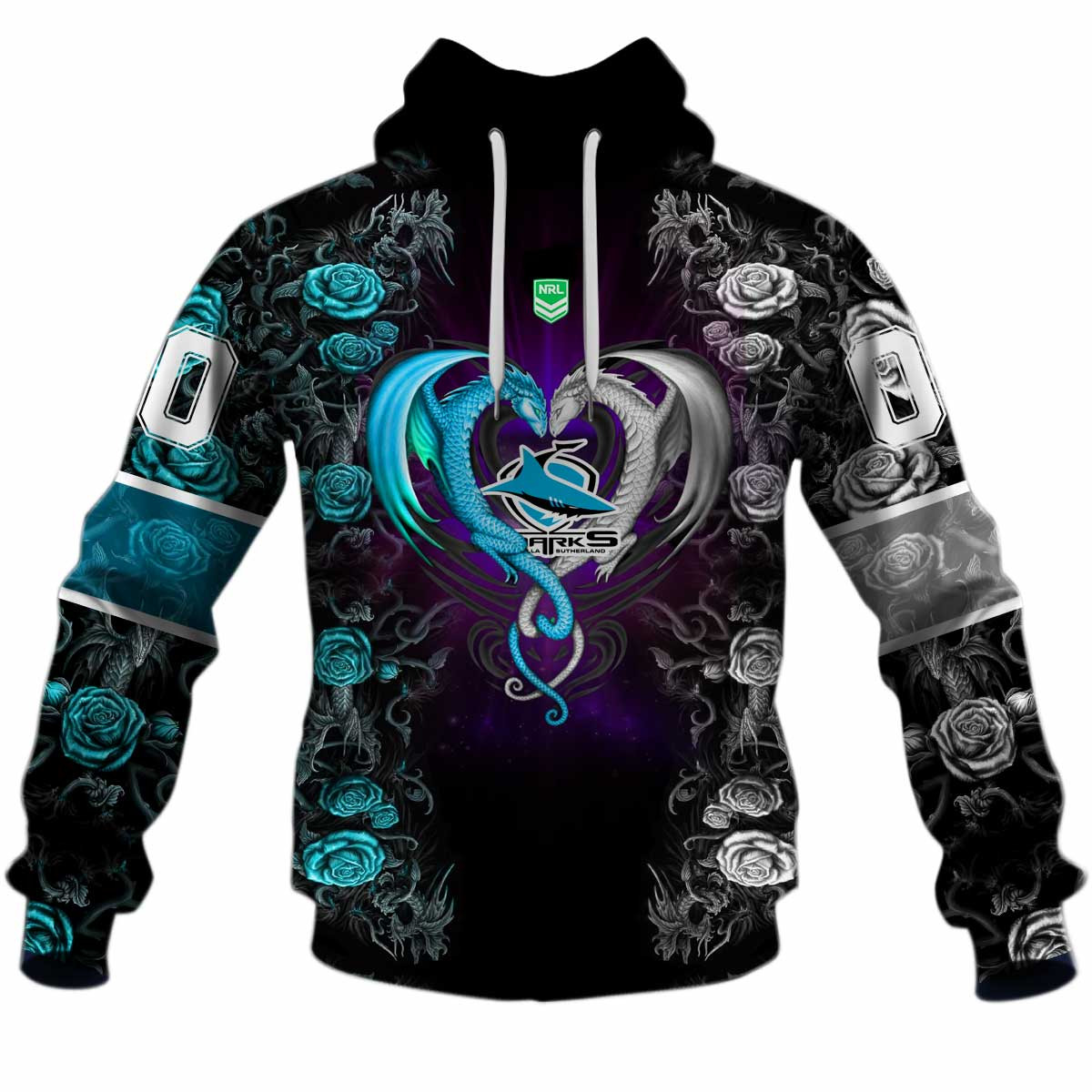 Cronulla Sutherland Sharks NRL 01 Rose Dragon