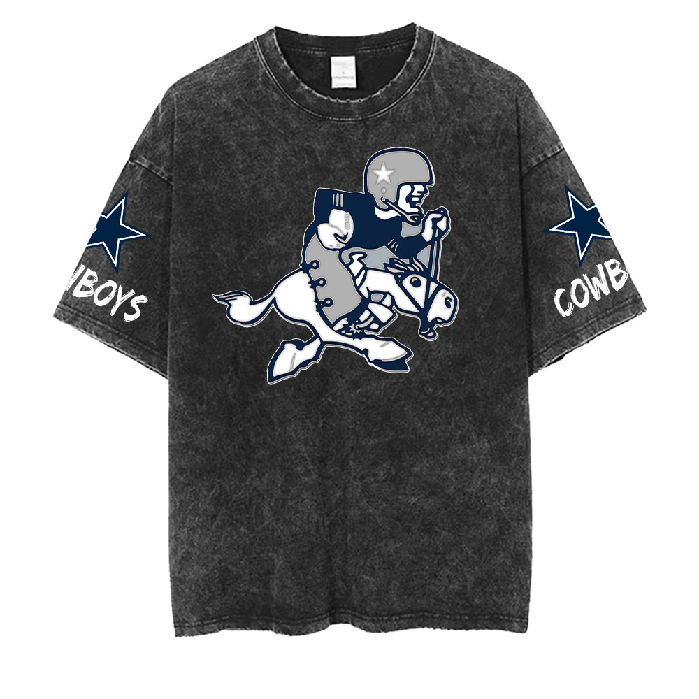 Dallas Cowboys NFL Washed Retro Logo Shirts