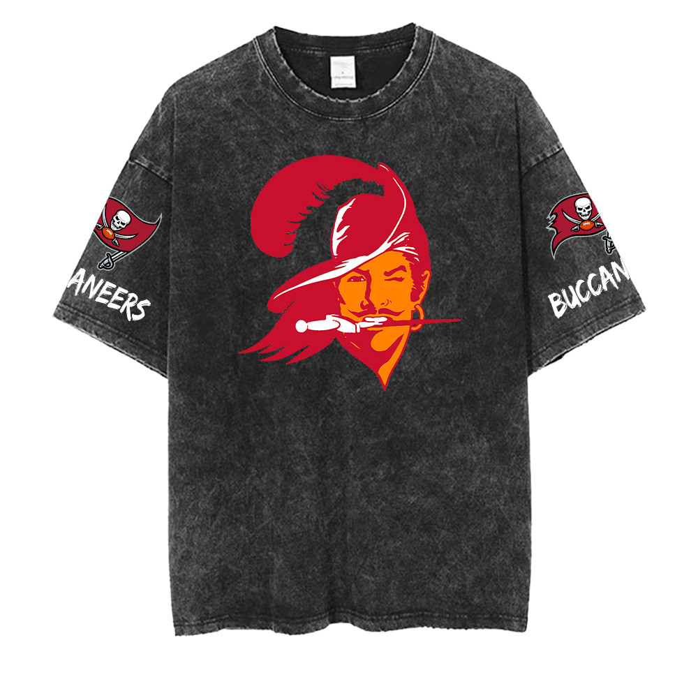 Tampa Bay Buccaneers NFL Washed Retro Logo Shirts