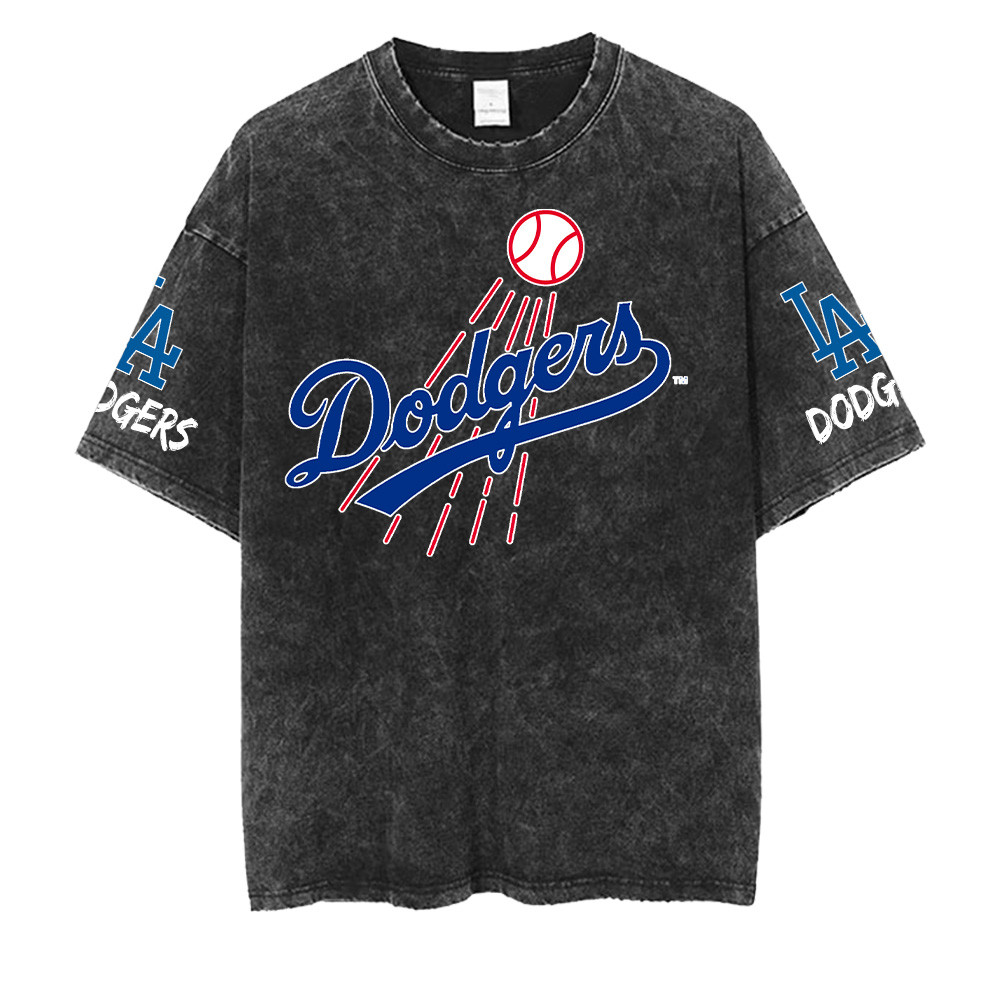 Los Angeles Dodgers MLB Washed Retro Logo Shirt