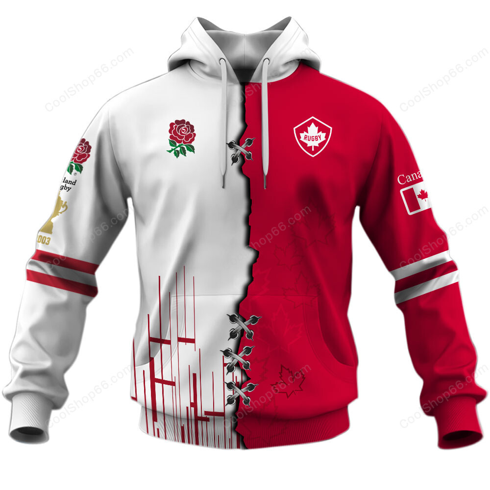 Canada Rugby x England Rugby Red Roses Special Shirts