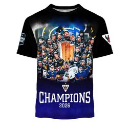 HC Fribourg Gottéron NL Champions  2526 Design Shirt