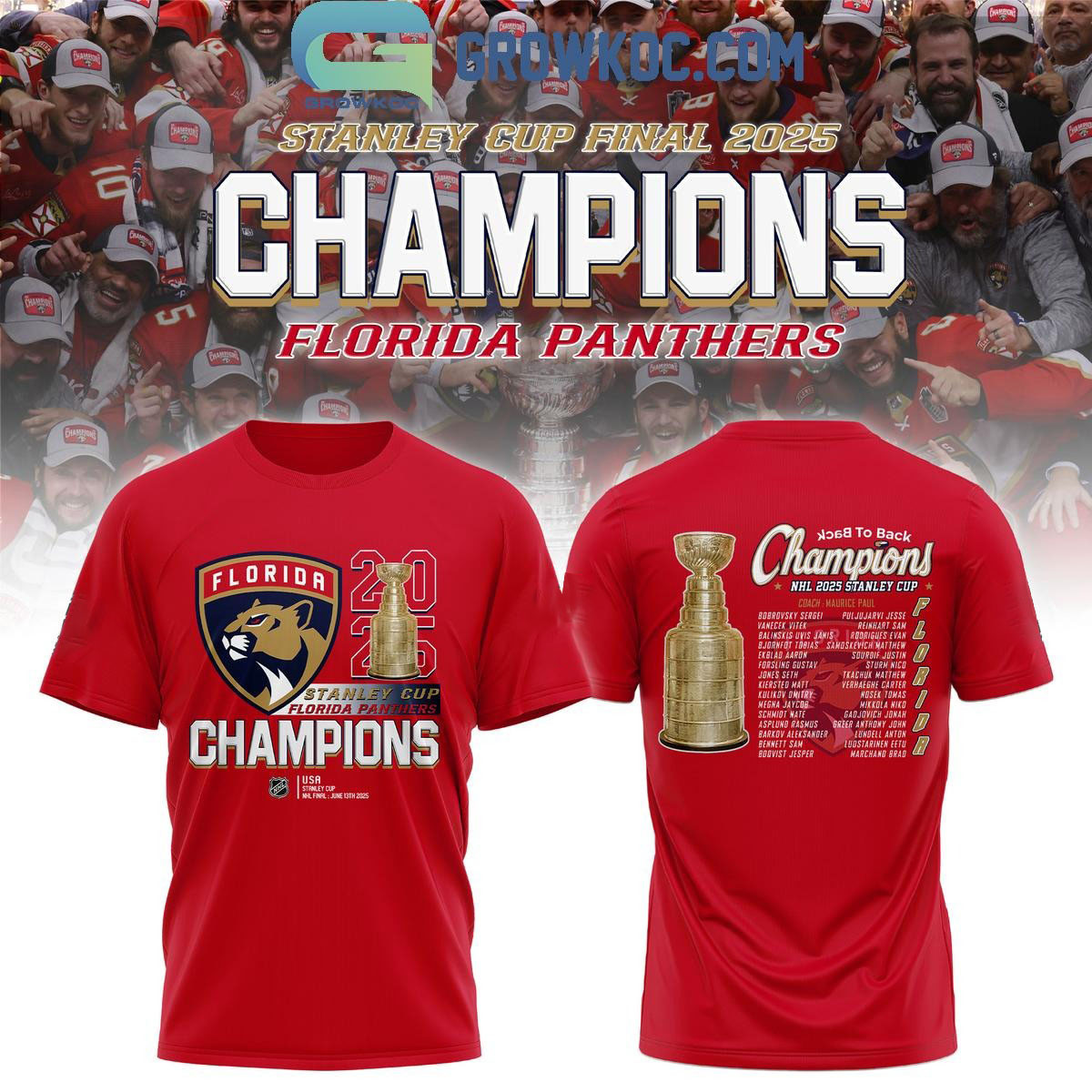 Florida Panthers NHL Stanley Cup 2025 Champions Special Shirt