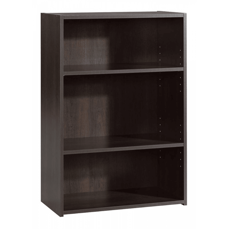 3-Compartment Block Organizer Shelf - Black Brown - Panyue.vn