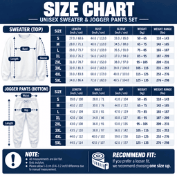 Premium Evanescence Bring Me to Life Graphic Sweater and Jogger Pants Set NDN Sweater Jogger Size Chart