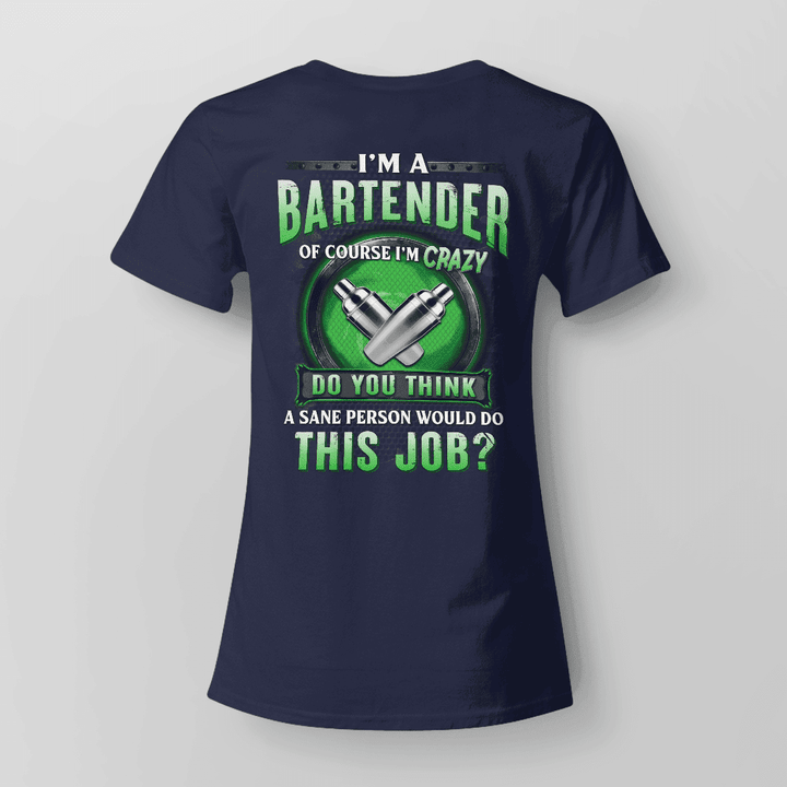 Shop Bartender T-Shirt | Blue Collar Apparel #F100523DOTHI14BBARTZ4