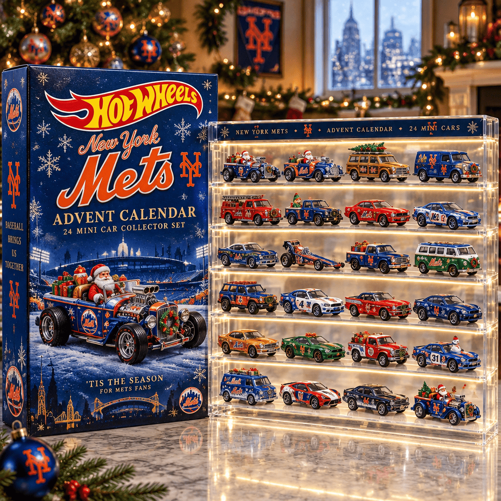New York Mets Premium Mini Car Advent Calendar