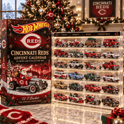 Cincinnati Reds Premium Mini Car Advent Calendar