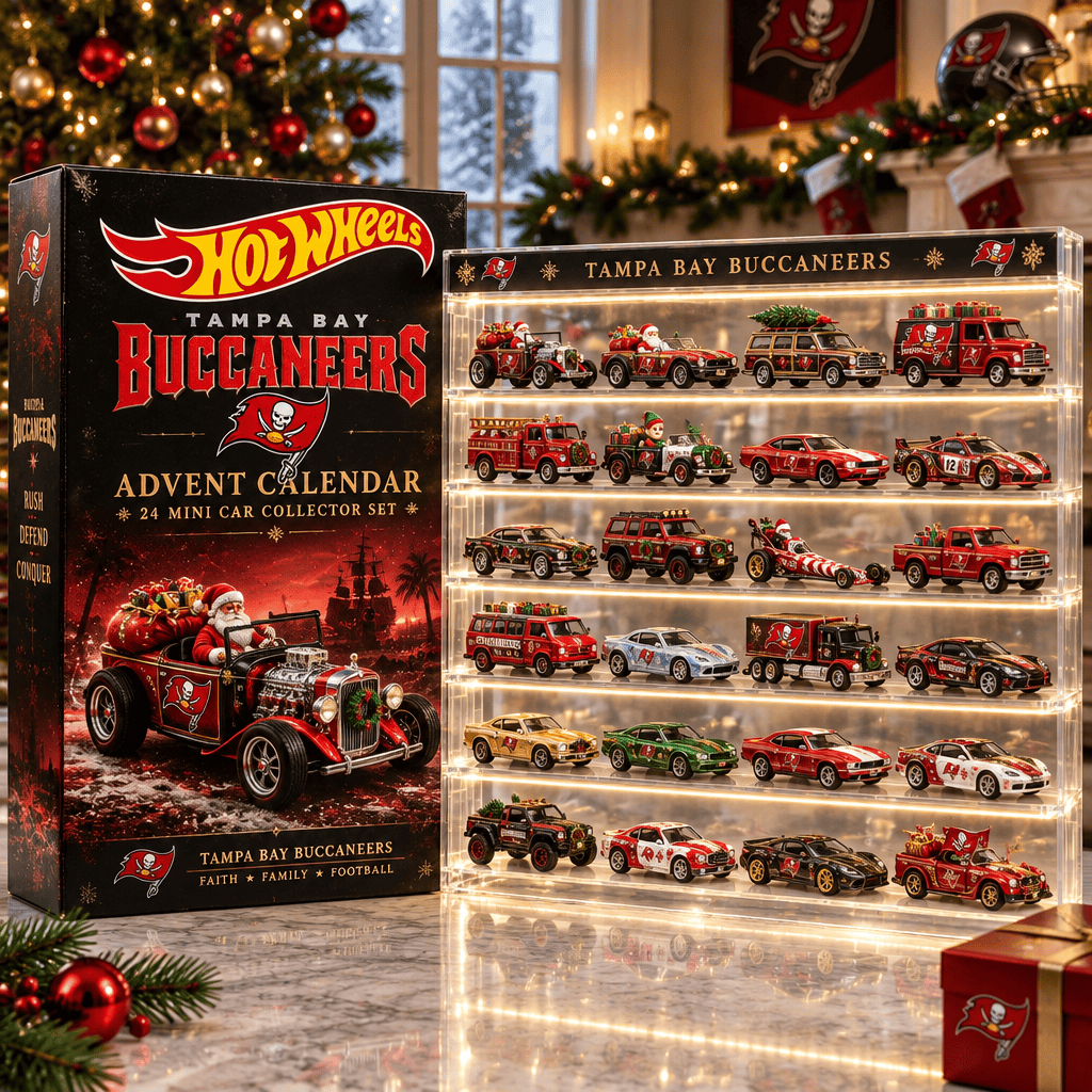 Tampa Bay Buccaneers Premium Mini Car Advent Calendar