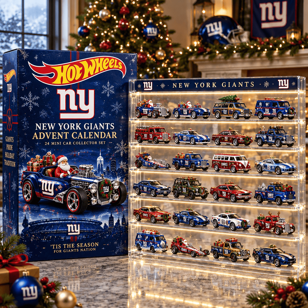 New York Giants Premium Mini Car Advent Calendar