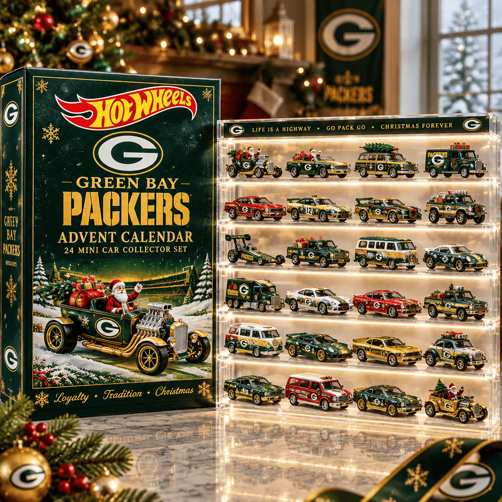 Green Bay Packers Premium Mini Car Advent Calendar