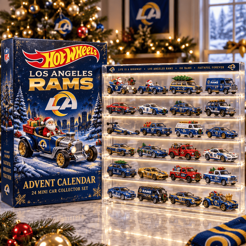 Los Angeles Rams Premium Mini Car Advent Calendar
