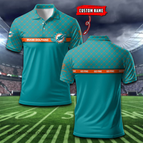Miami Dolphins | Personalized Polo Shirt | Gift For Fans