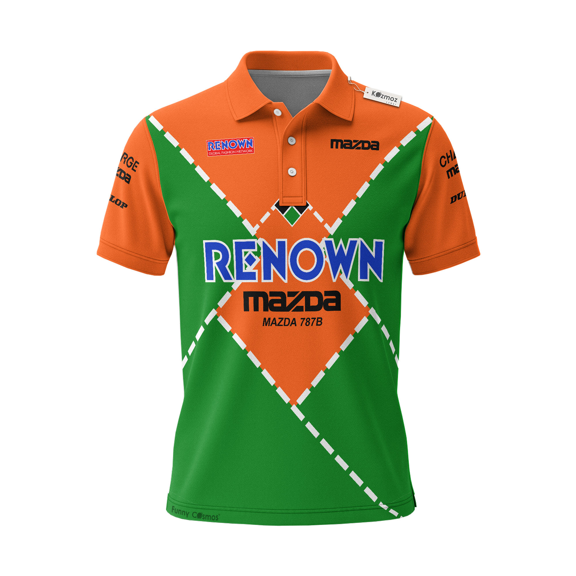 787B 24h Le Mans Racing Renown Edition Custom Polo view 2