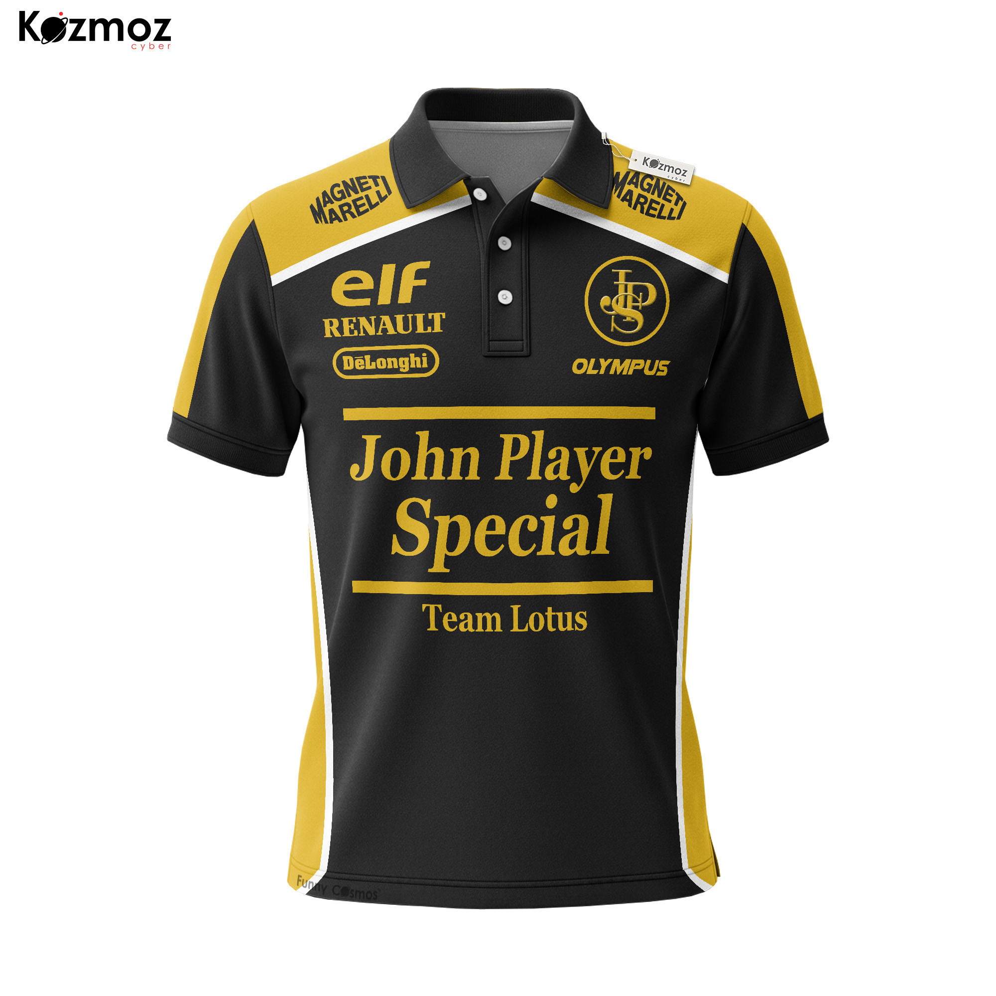 Team Lotus Renault Polo Shirt 1986 Collection - Teamwear Sport view 2
