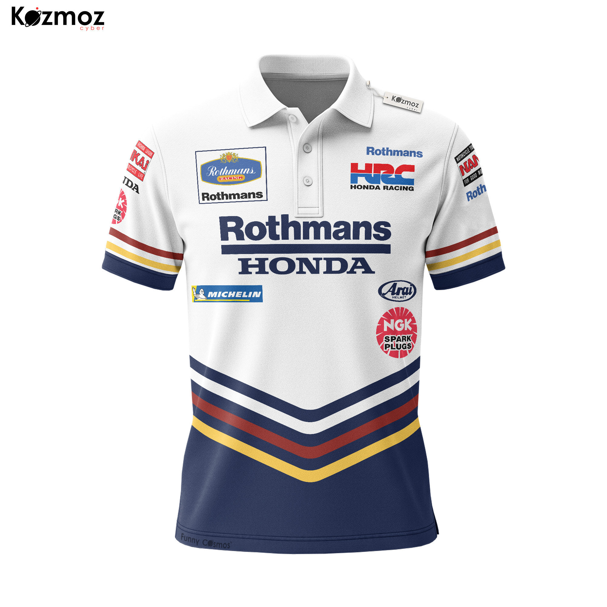 Honda Racing Polo - Original Teamwear Shirt view 2