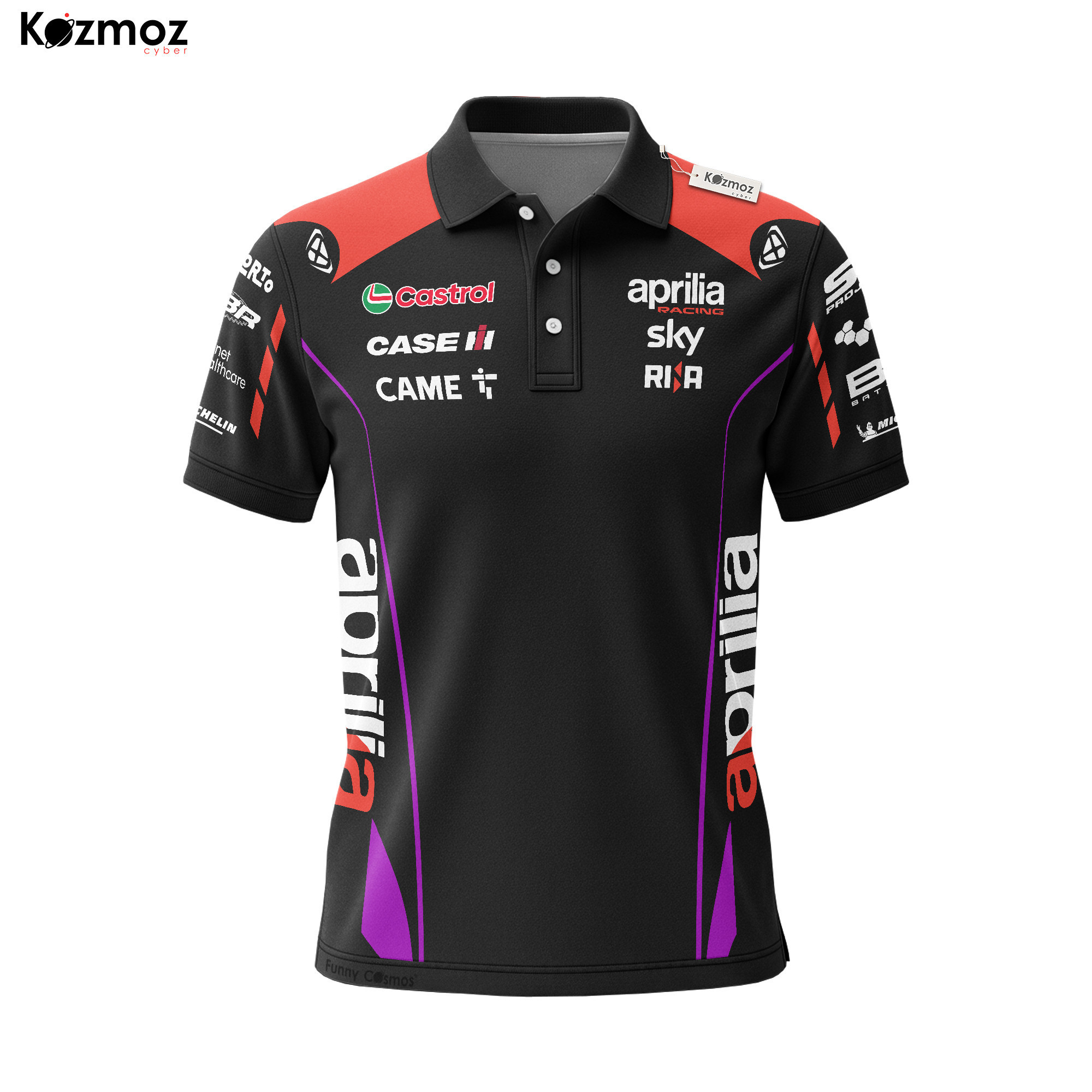 Aprilia Racing MotoGP Team Polo Shirt view 2