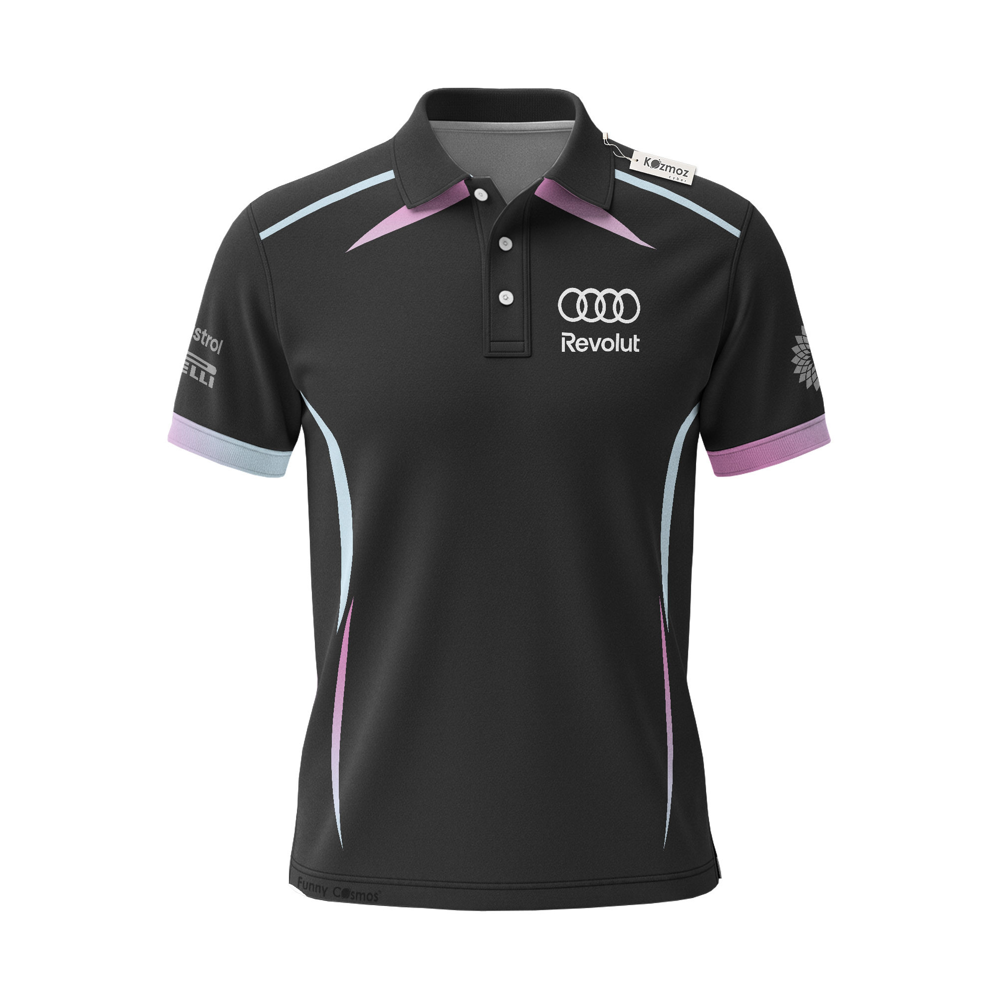 Audi 2026 Team Special Miami Collection Racing Custom Polo Shirt view 2