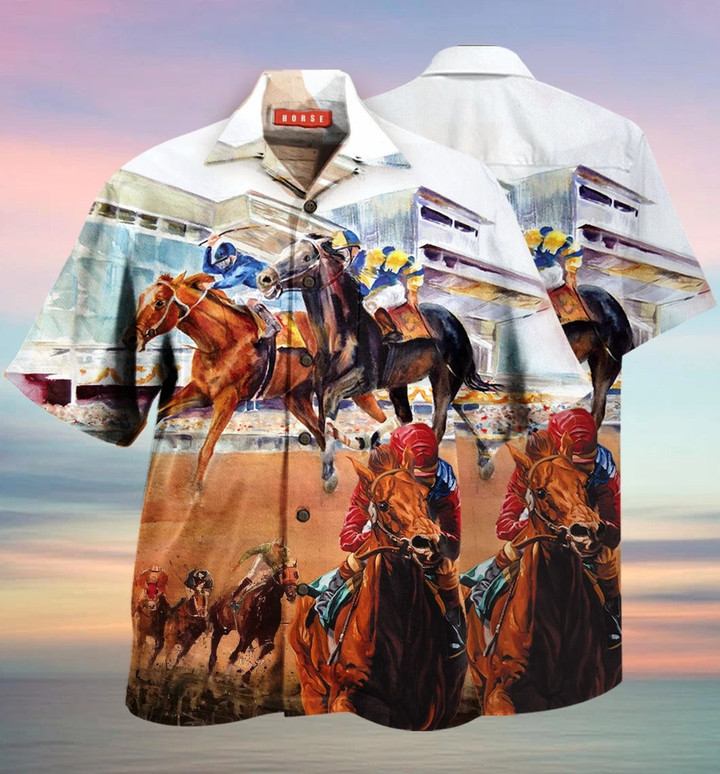 Horse Racing Hawaiian Shirt QT208624Lb
