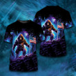 Astronaut Bigfoot T-Shirt For Men & Women