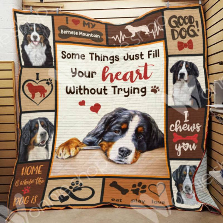 Bernese Mountain Dog Blanket DCB1701 67O52 HD7443 Quilt Blanket