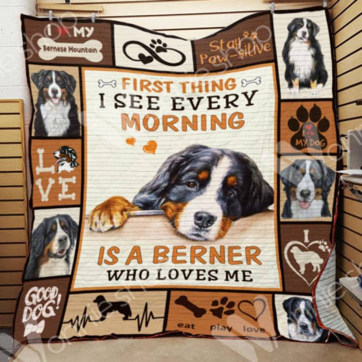 Bernese Mountain Dog Blanket DCB1702 68O52 HD7448 Quilt Blanket