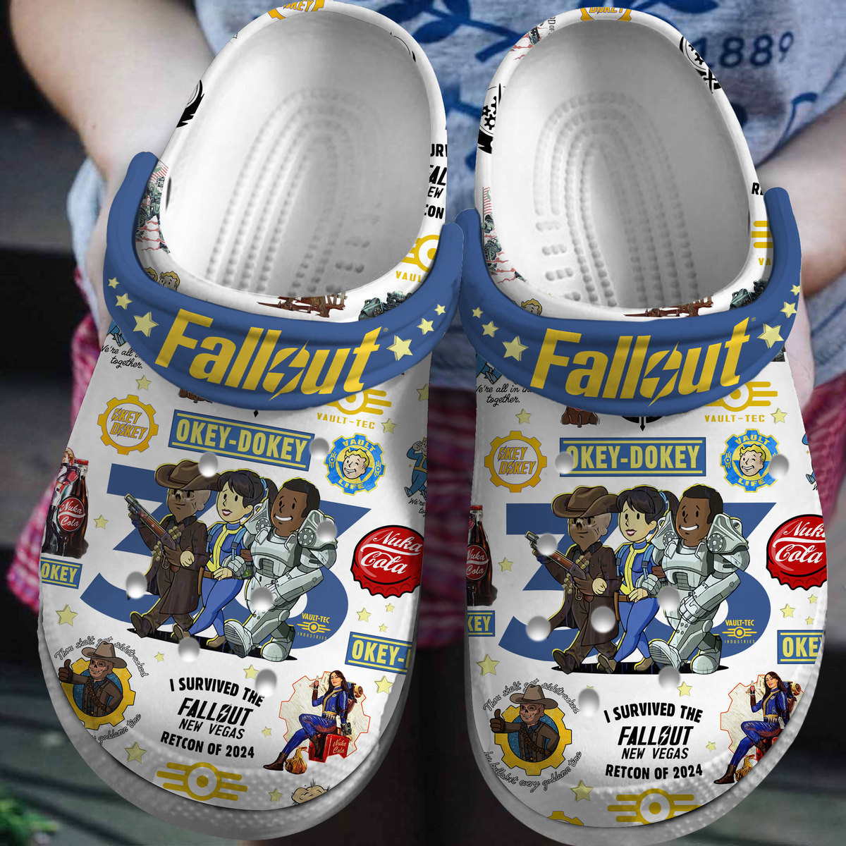 Fallout Game Fan Gift Clogs Shoes TR9971 - Haillierowe