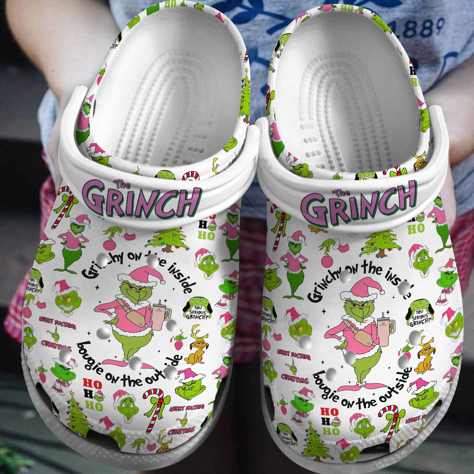 Grinch Clogs The Grinch Movie Fan Gift Clogs Shoes TR8880 - Haillierowe