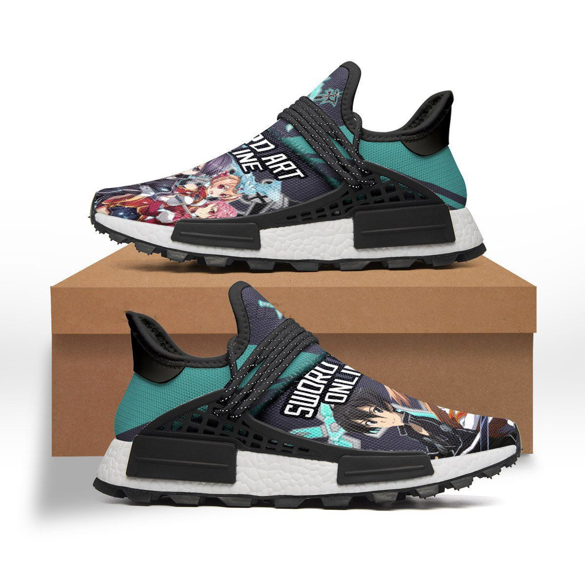 Sword Art Online Shoes Characters Custom SAO Anime Sneakers NMD ...