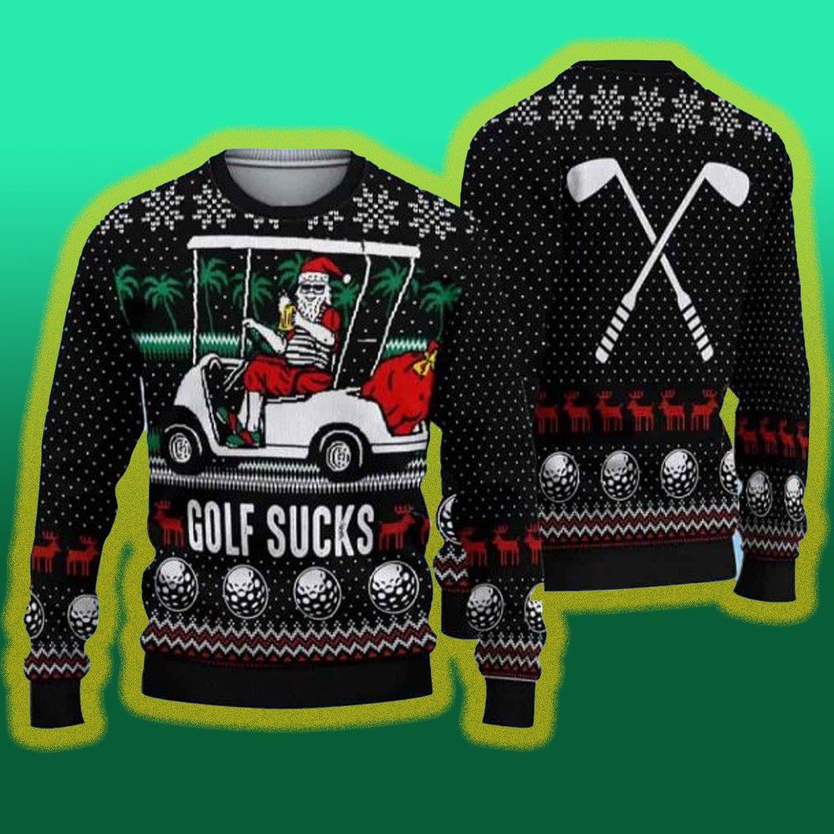 Santa Golf Sucks