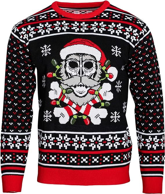 Skull Santa Claus Bones Lights