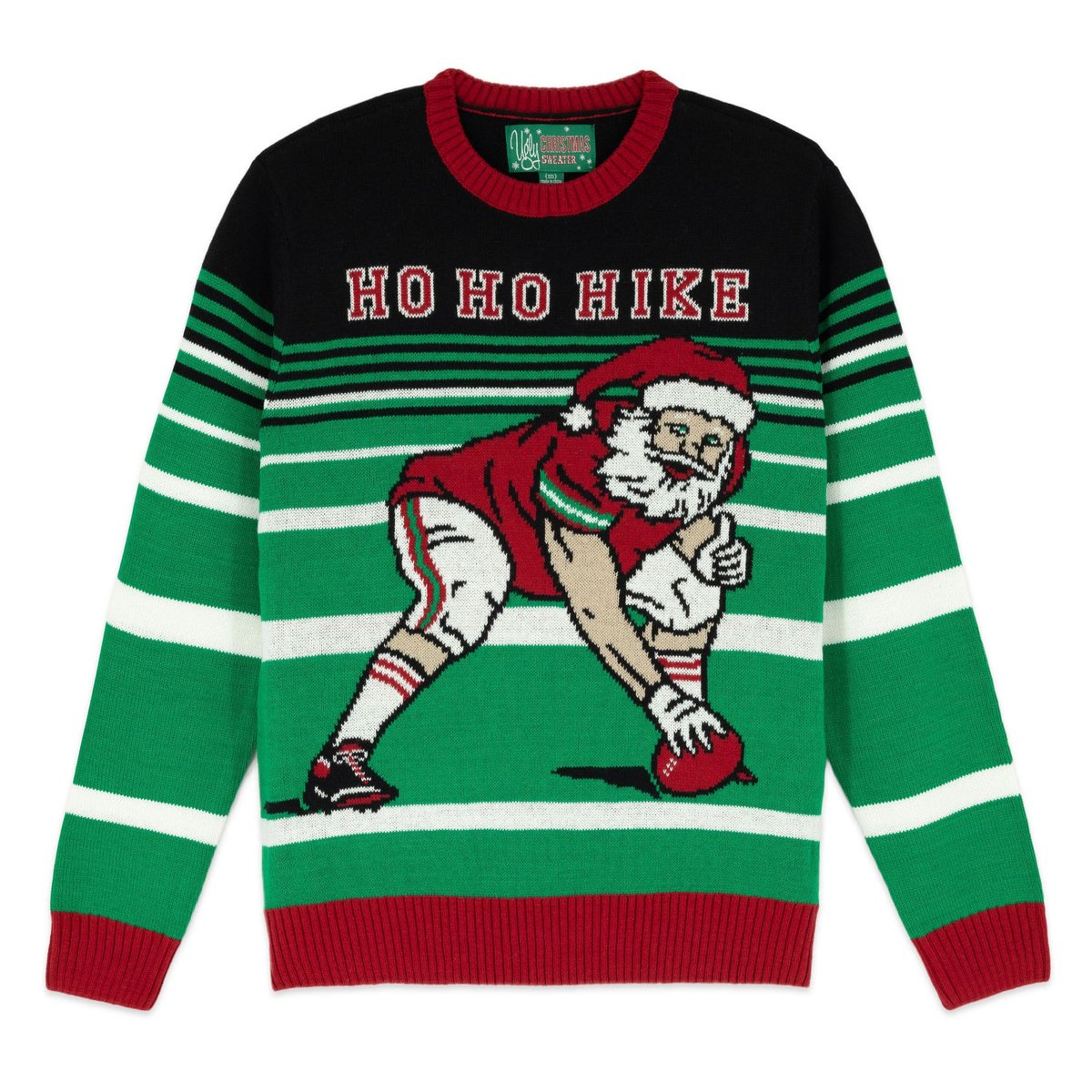 Ho Ho Hike Football Santa