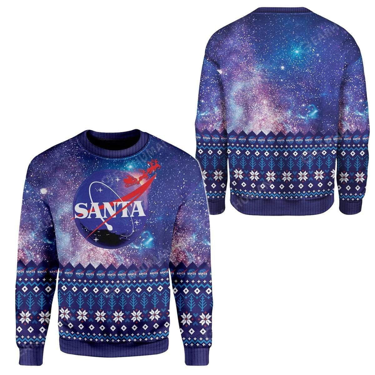 Santa Claus Reindeer Sleigh Nasa