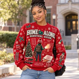 Home Alone Survival Guide Christmas 2026 Ugly Sweater