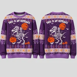 This Is An Outrage Halloween 2026 Ugly Sweater