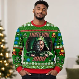 Avengers Doomsday I Hate You 3000 Ugly Christmas Sweater