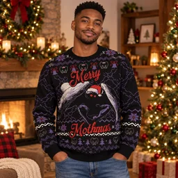 Mothman Funny Monster Jumper Christmas Ugly Sweater