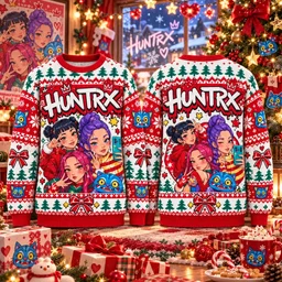 Kpop Demon Hunters Xmas 2026 Ugly Sweater