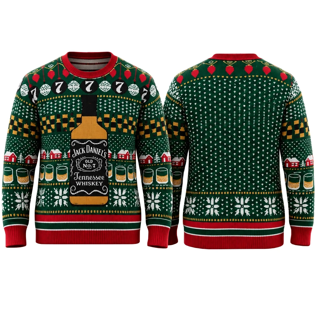 Jack Daniels Tennessee 2026 Ugly Christmas Sweater for Jack Daniels Fans