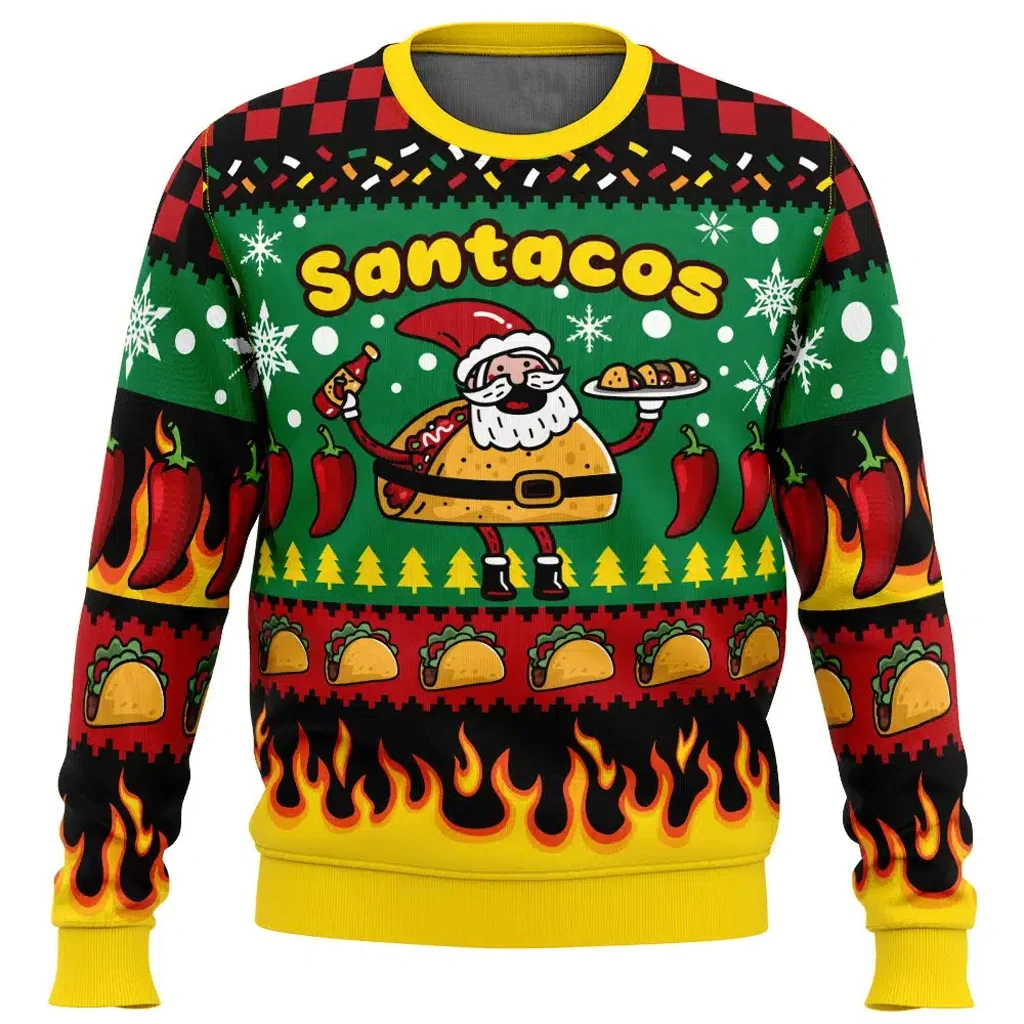 Santacos Ugly Christmas Sweater