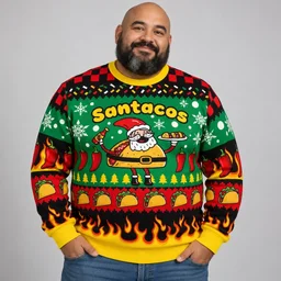 Santacos Ugly Christmas Sweater