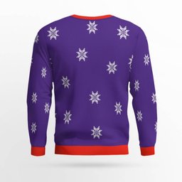 Divine Ugly Christmas Sweater Purple