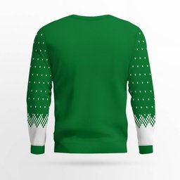 I Eat Ass and Cookies Ugly Christmas Sweater Green