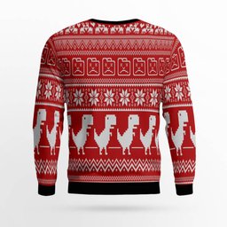 Dinosaur Ugly Christmas Sweater