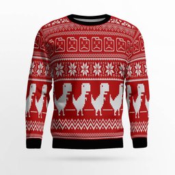 Dinosaur Ugly Christmas Sweater