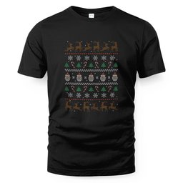 Xmas Ugly Christmas Sweater T-Shirt and Hoodie