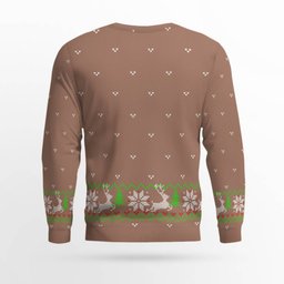 Donald Trump Sorry Merica's Full Ugly Christmas Sweater Mocha Mousse