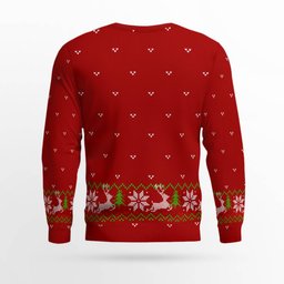 Donald Trump Sorry Merica's Full Ugly Christmas Sweater Red
